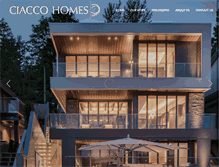 Tablet Screenshot of ciaccohomes.com